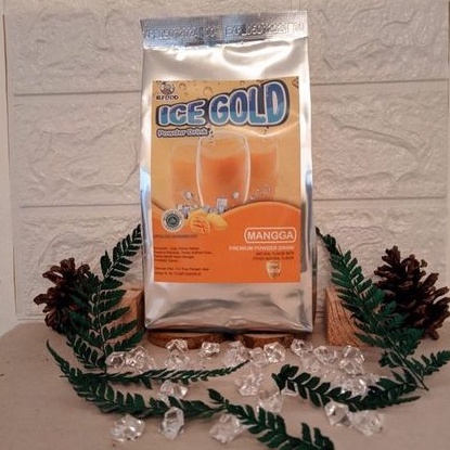 

Powder Drink Premium Ice Gold Mix Rasa Mangga 500 Gram