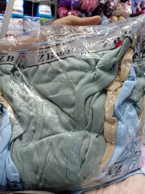 3pcs_ celana dalam pria ZB MAN M,L,XL,XXL,XXXL/ CD PRIA DEWASA KARET BOXER / CELANA DALAM BOY