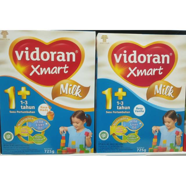

VIDORANT XMART 1+ SUSU PERTUMBUHAN NUTRIPLEK MADU 725 GR