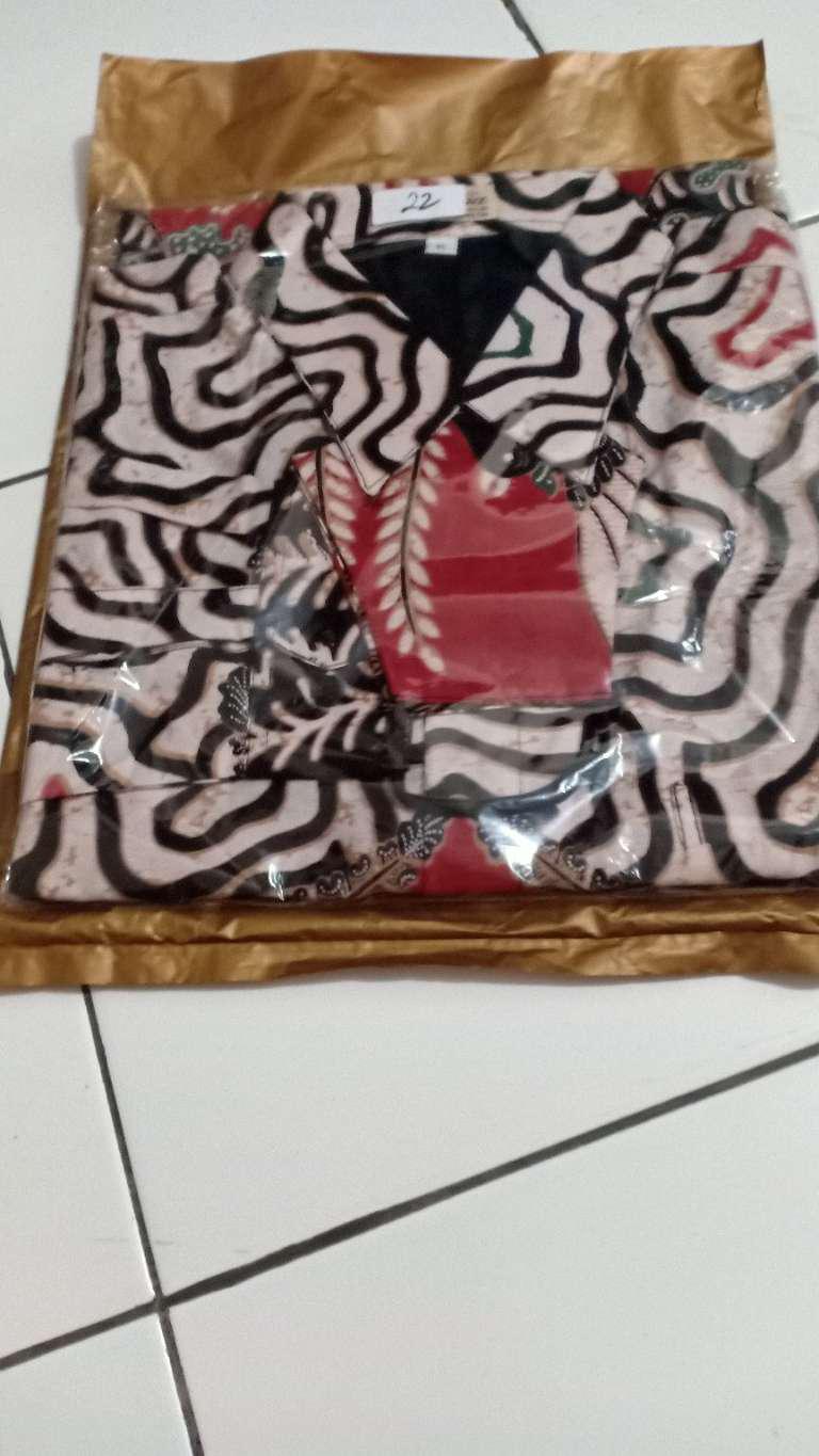 Baju Batik Lengan Panjang Pria Slim Fit Modern Kemeja Batik Furing Jawa Solo Premium Slimfit Pcw022