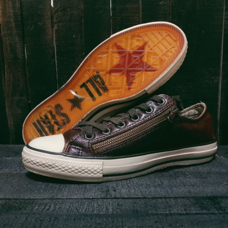 converse x john varvatos double zip leather