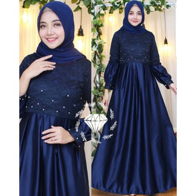 [✅COD] Arimbi Model Baju Gamis Brokat modern Terbaru 2020 JUMBO LD 120 FULL MEMUTAR 23L5HZ1