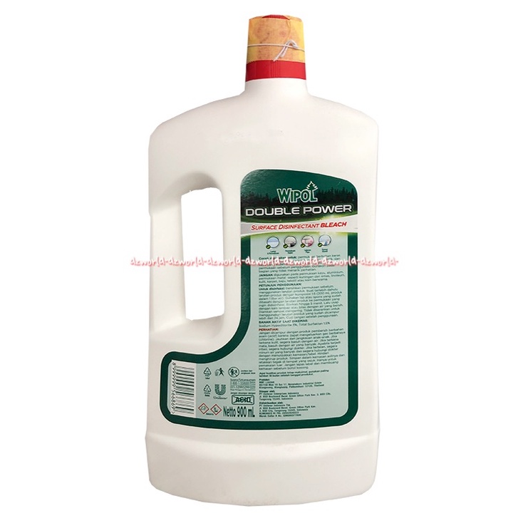 Wipol Double Power Surface Disinfectant Bleach 900ml Pembersih Lantai Anti Kuman Disinfektan Wippol