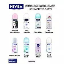 Nivea Deodorant Roll On Man/Woman 50ml (100% Original)