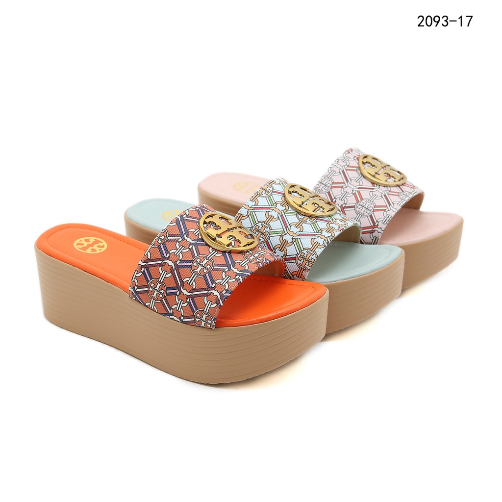 TB Wedges Platform Slide Mules Sandals #2093-17