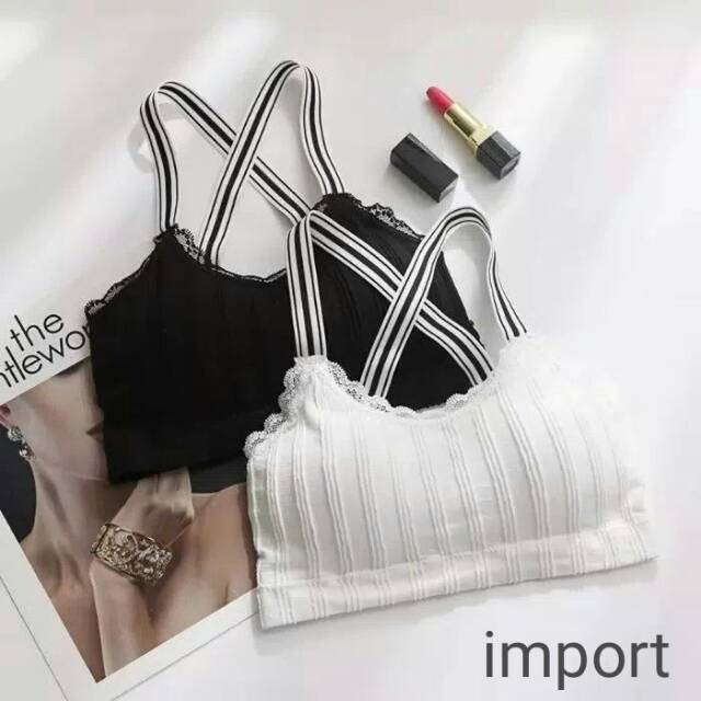 BRALETTE SILANG BELAKANG IMPORT 2205 PREMIUM BRA SPORT BRA OLAHRAGA GYM FITNESS YOGA AEROBIC 04