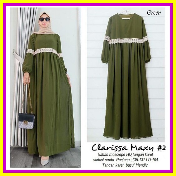 Gamis Wanita Elegan Import Pakaian Syari Muslimah Jumbo Dres Kondangan Ramadhan 2022 Gamis Pengajian