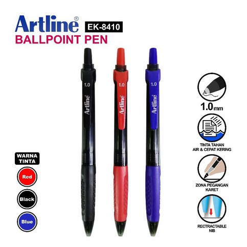 

GROSIR JUAL PULPEN ARTLINE BALLPOINT PEN EK-8410 (LUSIN)