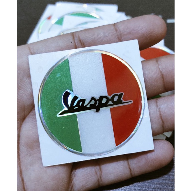 Emblem Vespa sticker timbul