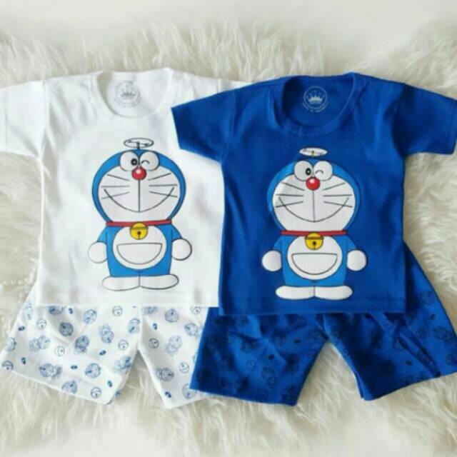  Baju  doraemon  kaos doraemon  setelan anak baju  anak 