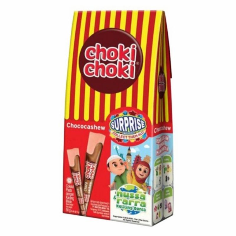 

CHOKI CHOKI COKLAT PASTA 50 GR / ISI 5