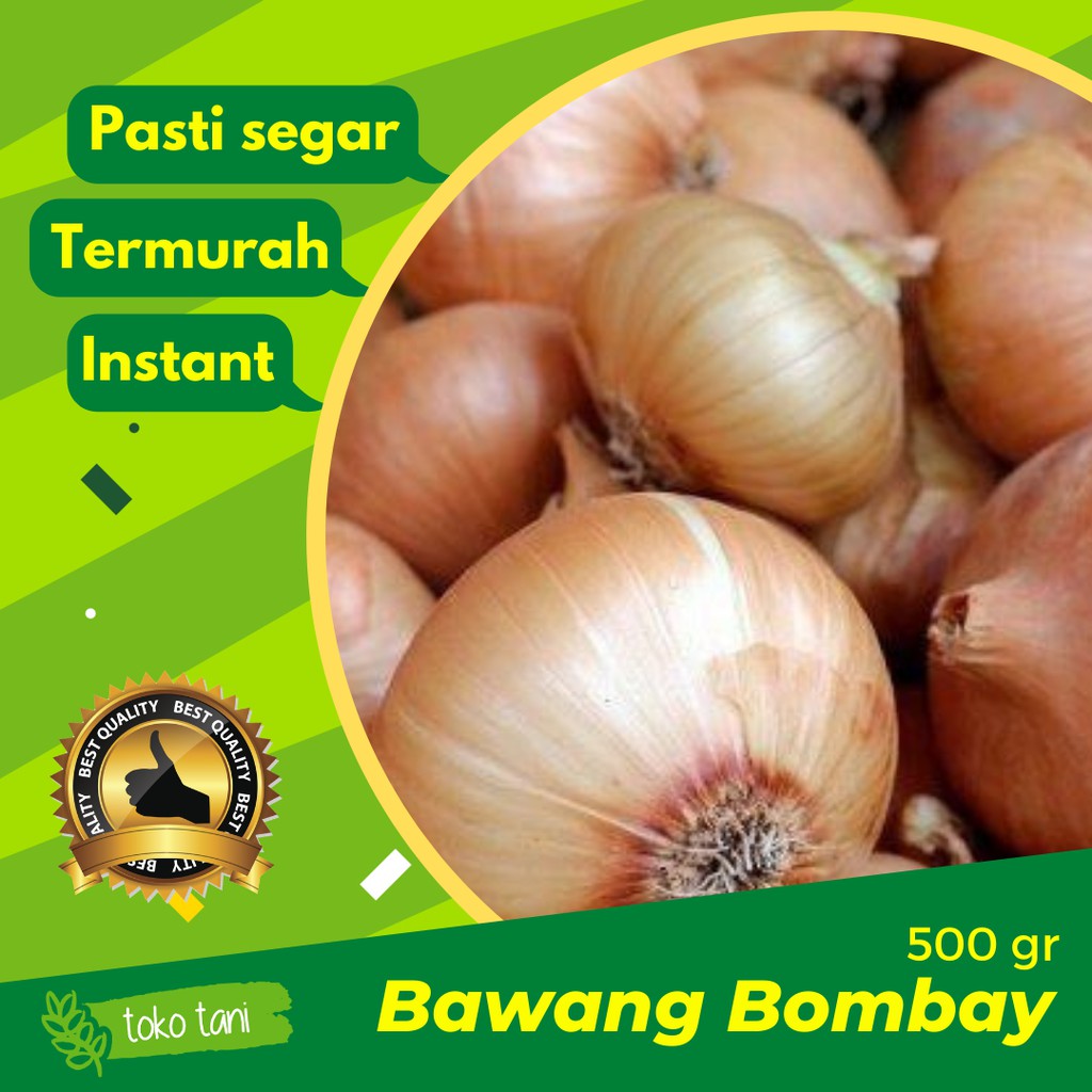 

Bawang Bombay Besar Grade A 500gr