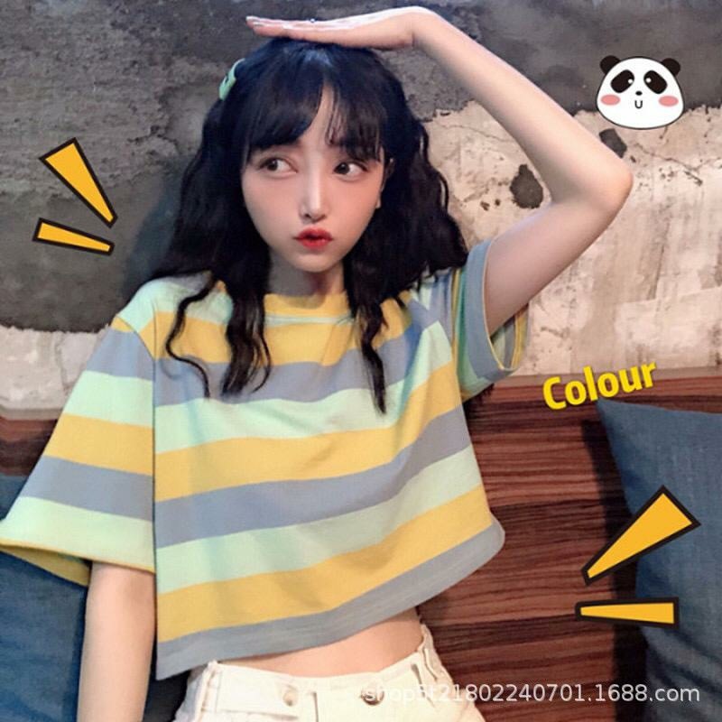 baju wanita - baju kaos wanita - baju kaos wanita - baju kaos wanita lengan pendek - baju korea - KI