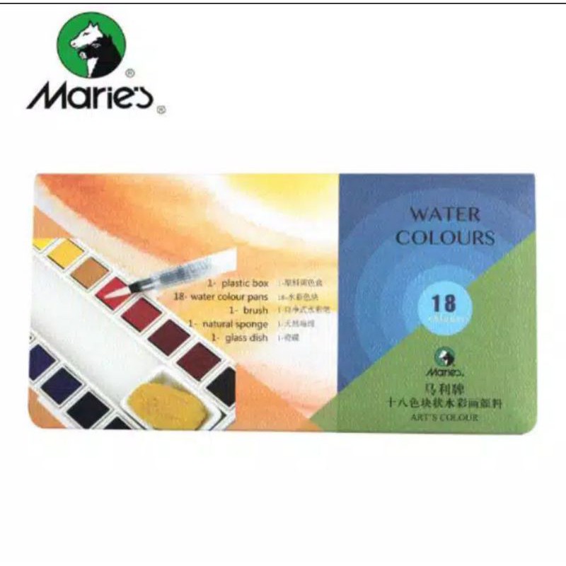 

maries water colour 18 pocket box / water colour / maries / water colour maries / water colour 4018