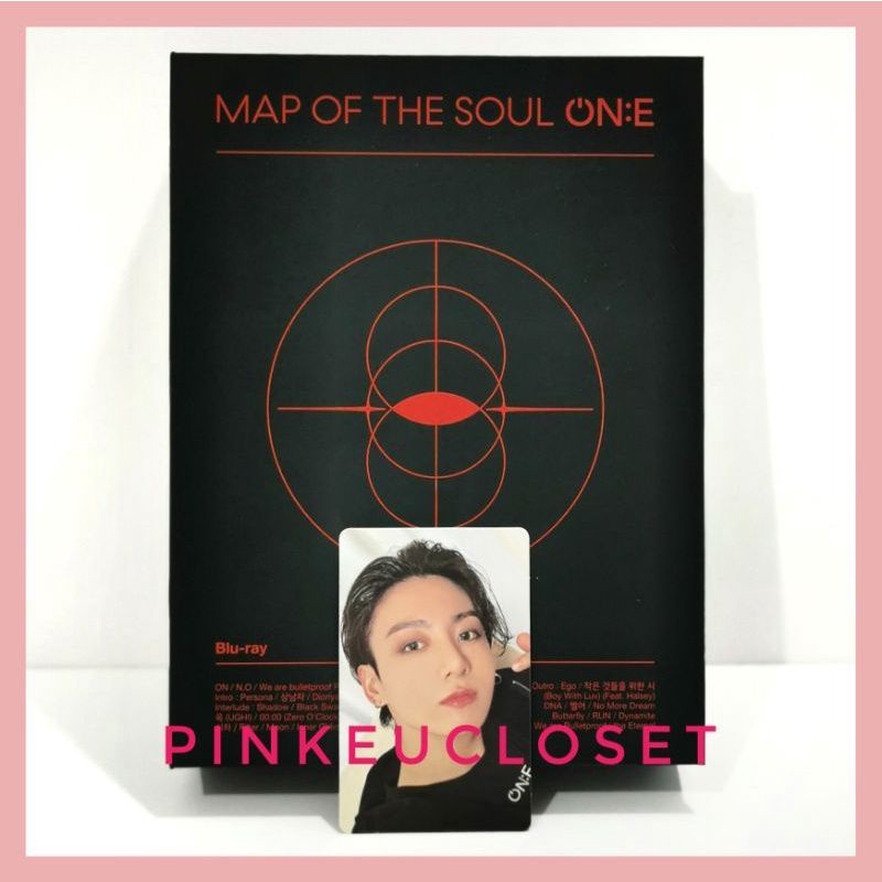 [READY] BTS MOTS MAP OF THE SOUL ONE DVD BLURAY BLU-RAY FULLSET JUNGKOOK PHOTOCARD