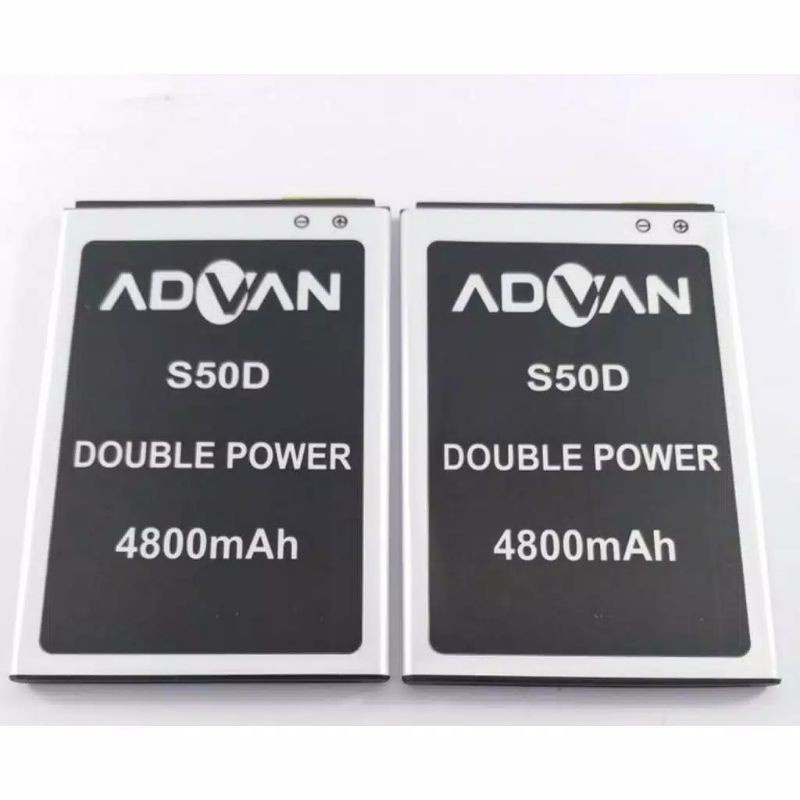 Baterai Advan S50D Original 99% DOUBLE POWER