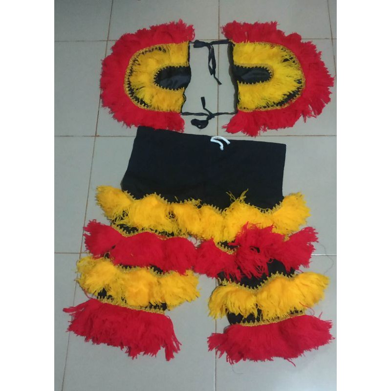 Celana Barongsai Anak dan Dewasa ( Celana + embong depan belakang