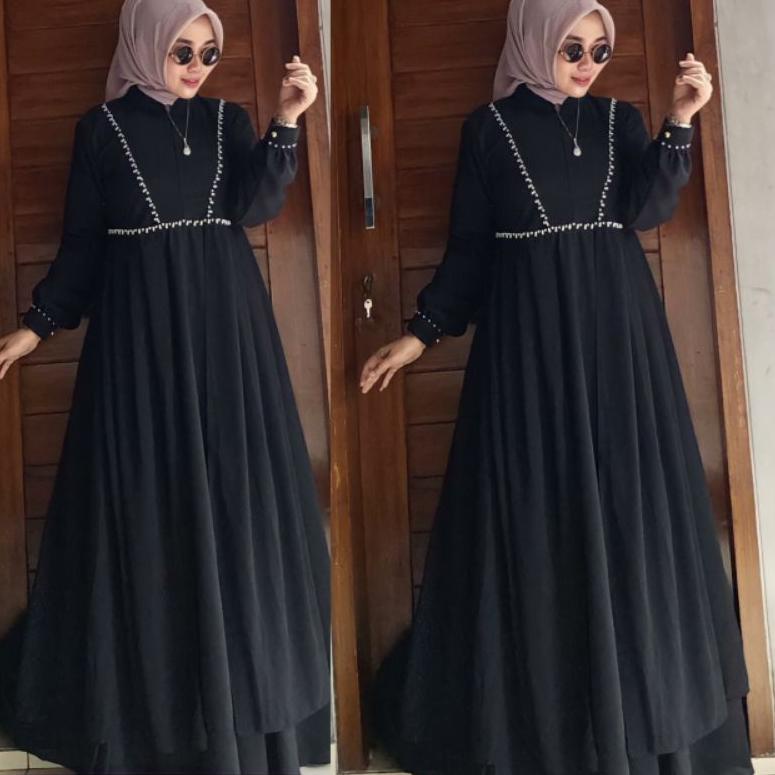 {MNG.21Jl22p} Nabila Dress vol 2 Gamis CeruttiBabydoll Gamis Alhaya Gamis Murah Gamis Polos Gamis Ju