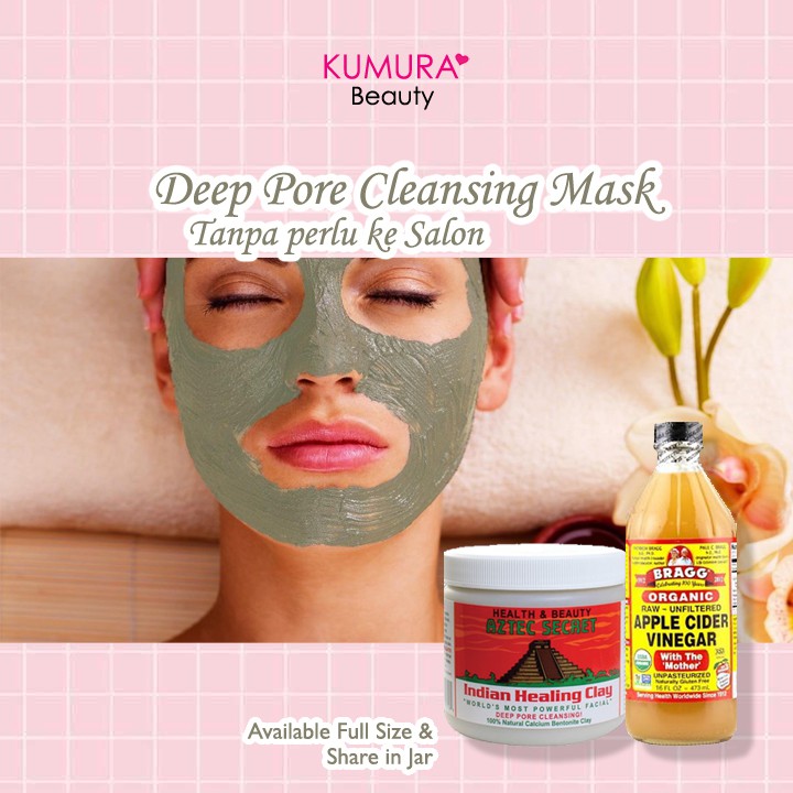 SALE 454GR AZTEC SECRET INDIAN HEALING CLAY DEEP PORE CLEANSING - CLAY MASK FACE MASK HAIR MASK