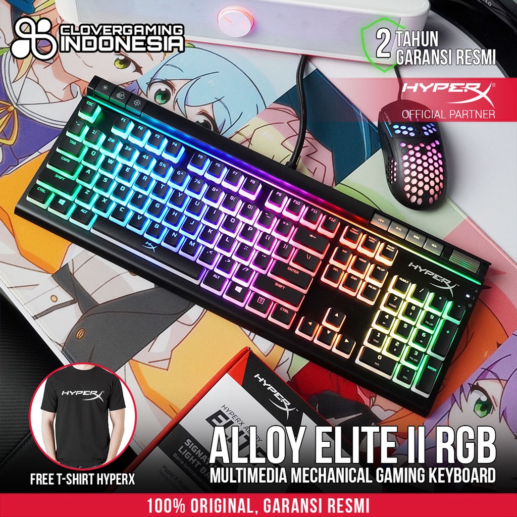 HyperX Alloy Elite II RGB Gaming Keyboard Multimedia Mechanical