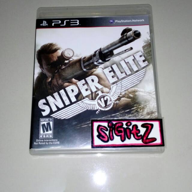 bd PS3 kaset game SNIPER ELITE V2