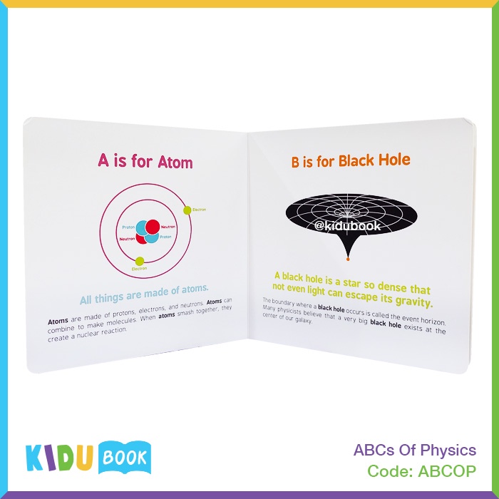 Buku Cerita Bayi dan Anak ABCs Of Physics Kidu Baby