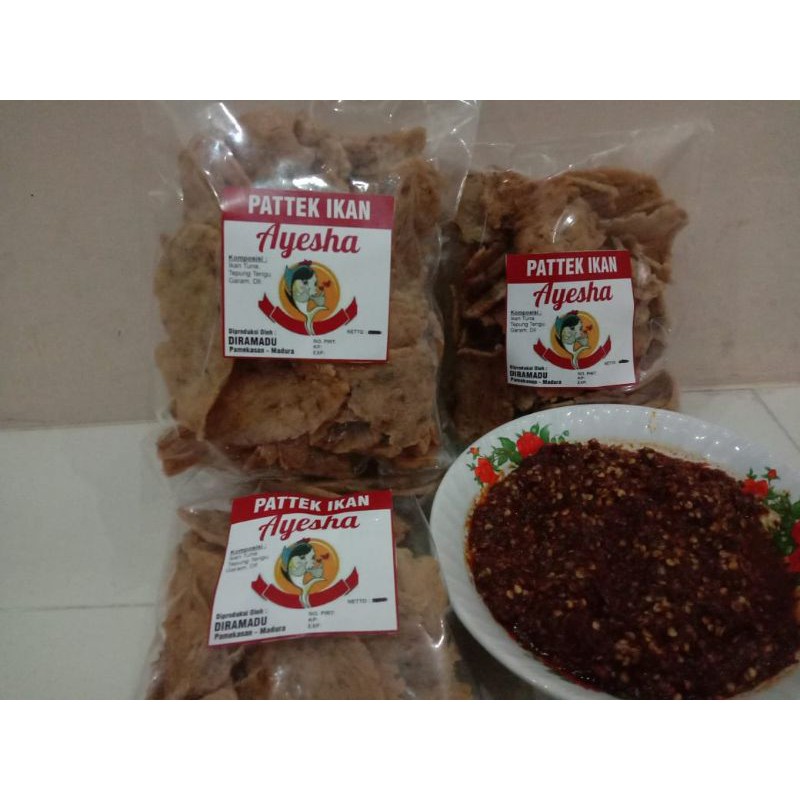 

Camilan Pattek ikan free sambel
