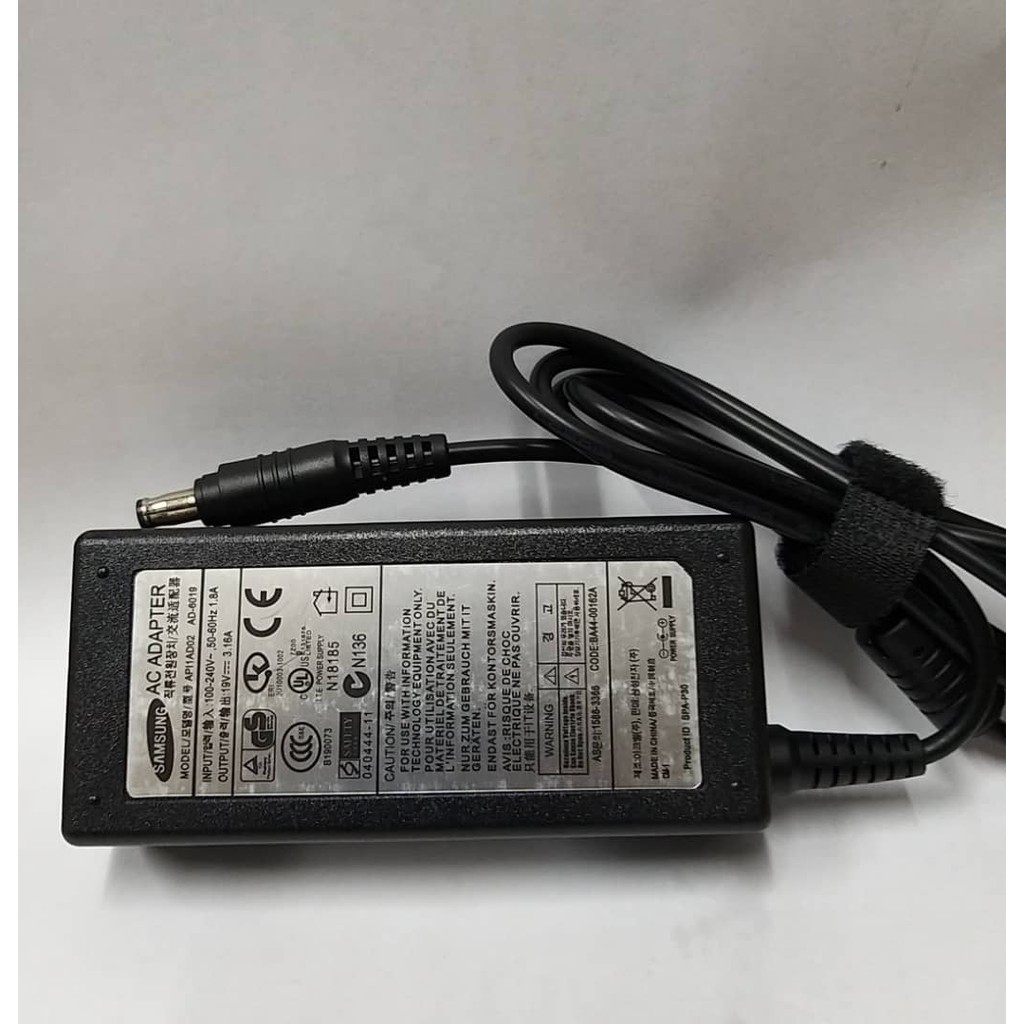 Charger Laptop Samsung 19V 3 16A NP300 NP300E4V NP300E4X NP275 NP275E4V 300E 300V 305E 305V ORI