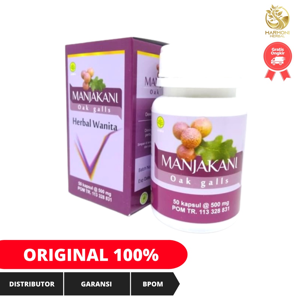 Kapsul MANJAKANI Oak Galls TOGA NUSANTARA 50 KapsuL
