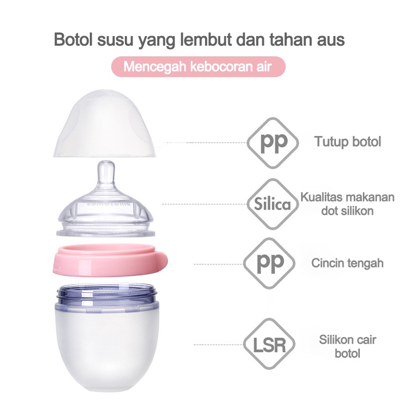 Botol Silikon Bayi/PIKO BELLO Bayi Botol Susu/Botol L18/19