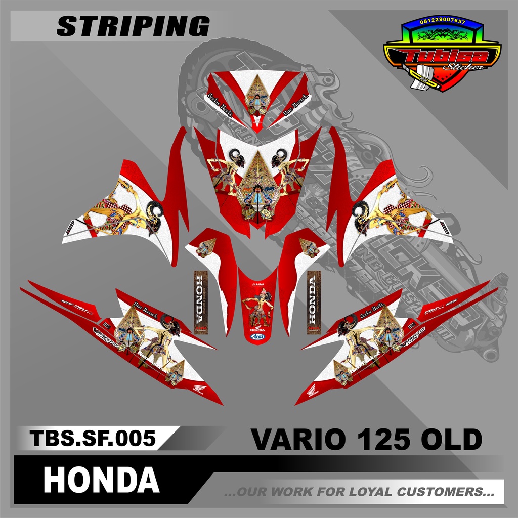 Jual Sticker Decal Full Body VARIO 125 OLD - Sticker Decal VARIO 125