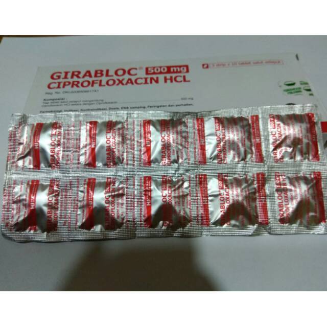 Girabloc ciprofloxacin hcl 500 mg