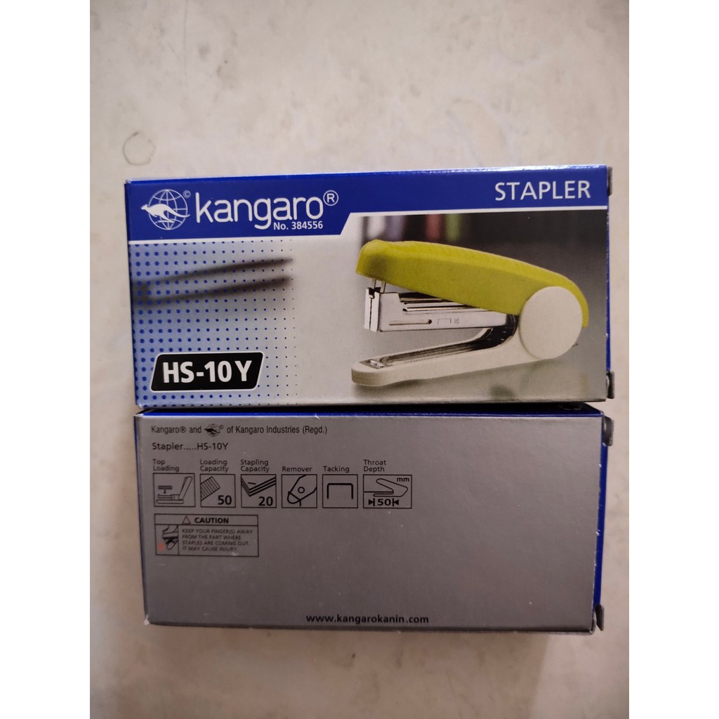 

Staples Kangaro HS-10Y no. 10 dan Isi Stapler no. 10