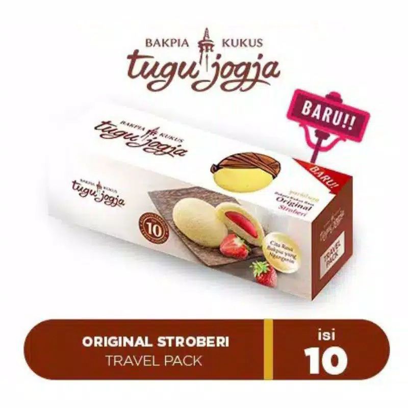 

Bakpia Kukus Tugu Jogja stroberi travel pack. (10) pics