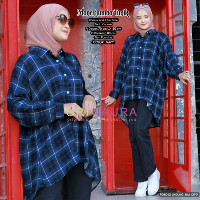TUNIK JUMBO/MONEL JUMBO TUNIK ORIGINAL BY ORI NAURA