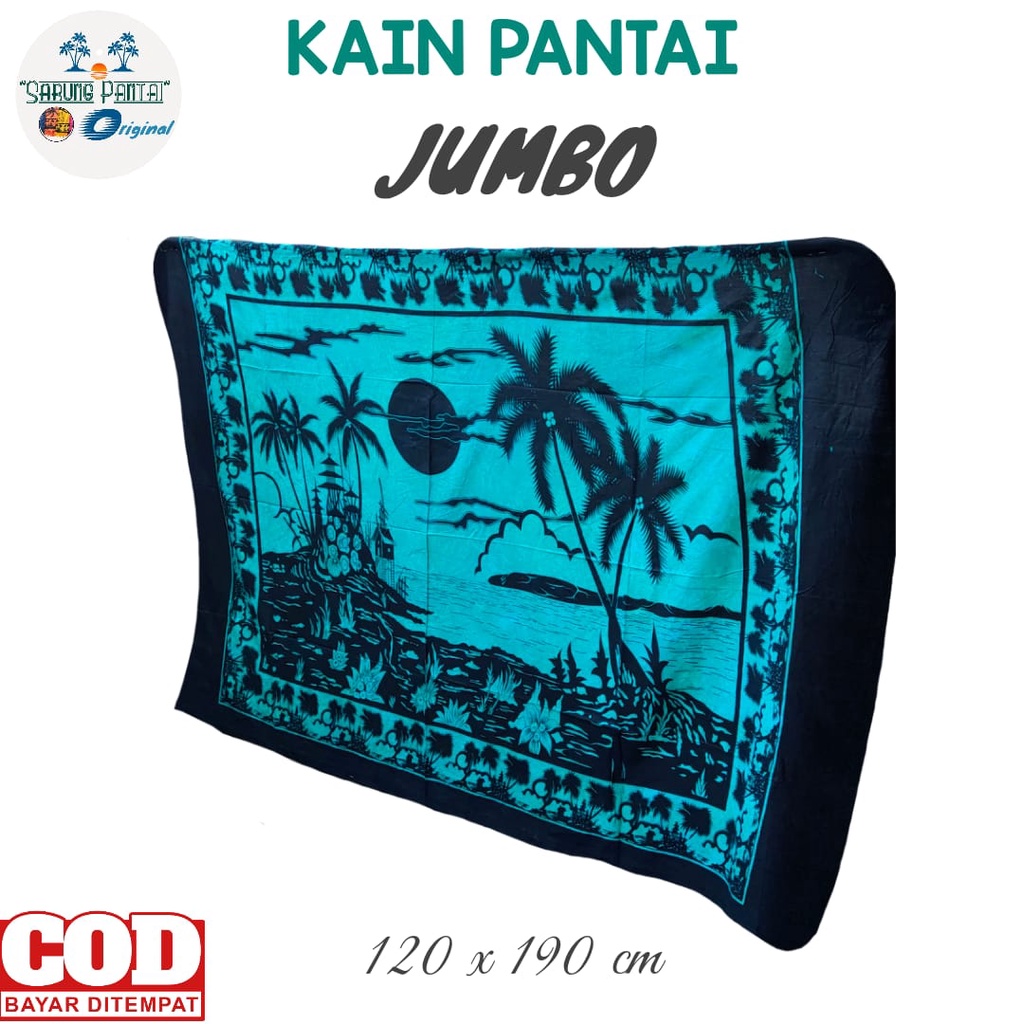 Kain Bali Jumbo - ukuran jumbo - kain pantai - sarung bali - sarung pantai - kain bali tebal - motif