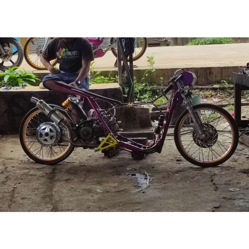 Drag Mio Mio Drag 200cc Brecket 9 Detik Set Rangka Tinggal Gas Shopee Indonesia