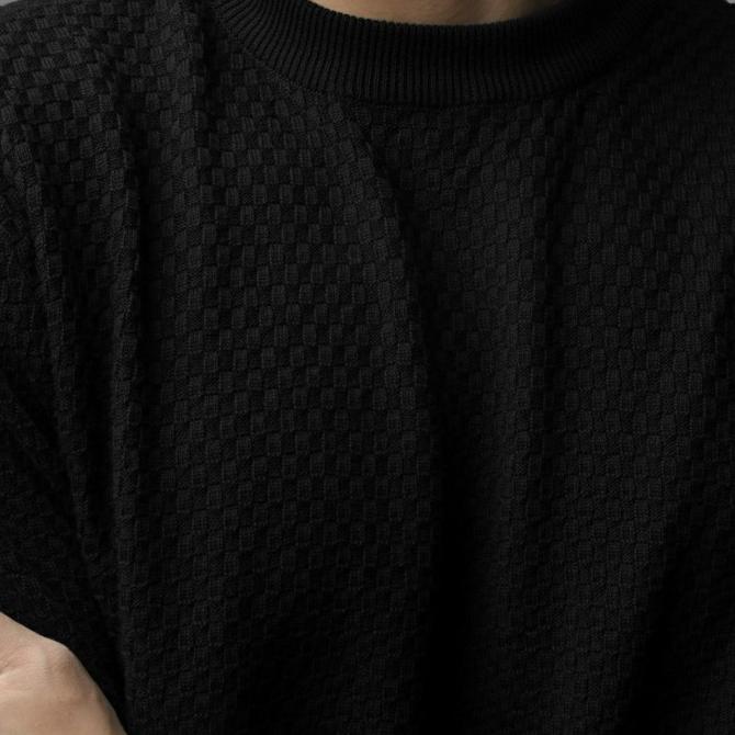 Promo Sweater Male.Id Vinetto Knitwear Black