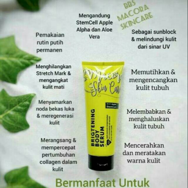 Brightening body serum