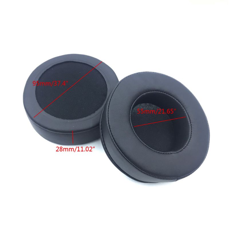 btsg High Quality 2Pcs/1Pair 95mm Universal Headphone Cushions Replacement Ear Pads Cushion