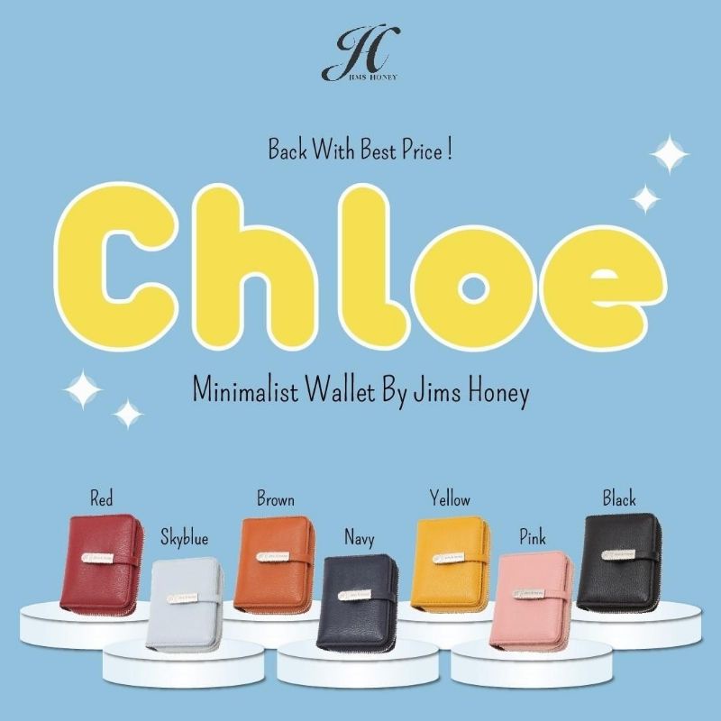 chloe wallet jims honey dompet kartu