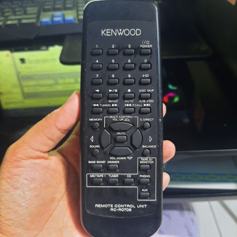 REMOTE REMOT DVD TAPE KENWOOD RC-R0709 ORIGINAL ASLI