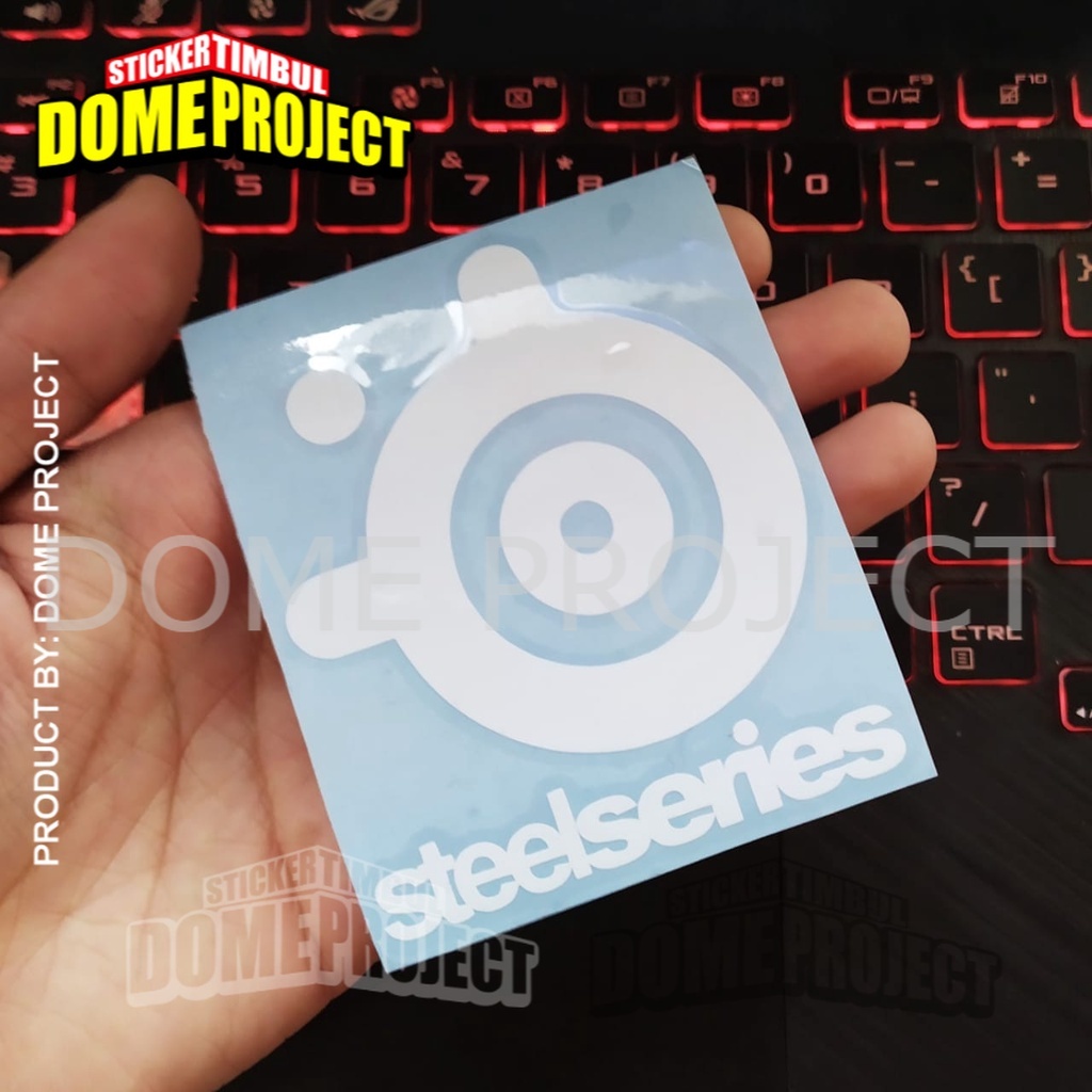 Stiker Cutting STEEL SERIES STIKER CUTTING SATUAN IMPORT AKSESORIES KOMPUTER GAMING