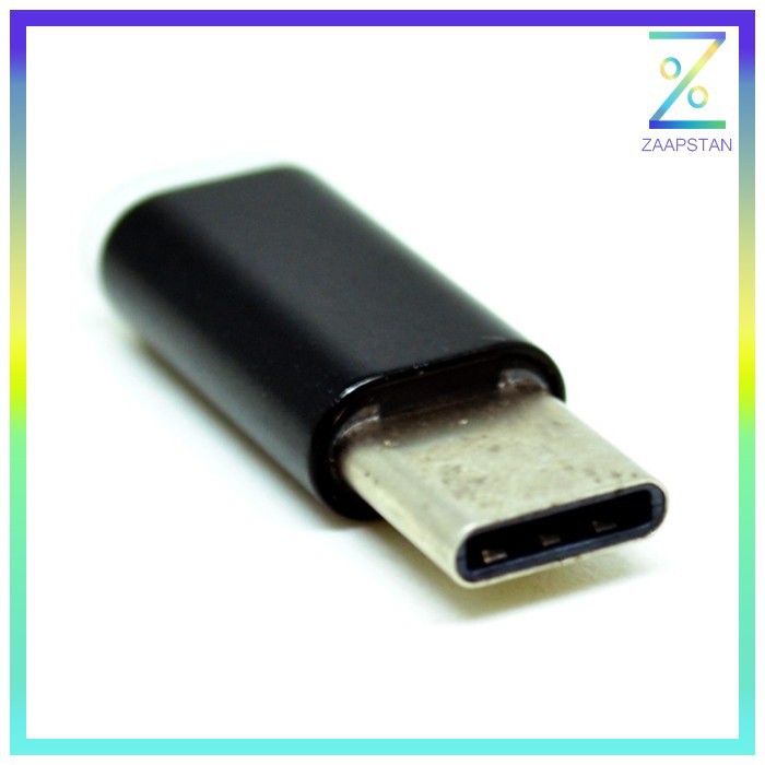 Taffware Adapter Konverter Micro USB ke USB 3.1 Type C Bahan Aluminium