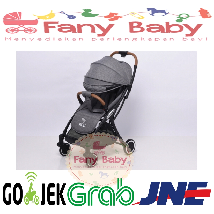 Violi (Grey) Auto Fold Stroller