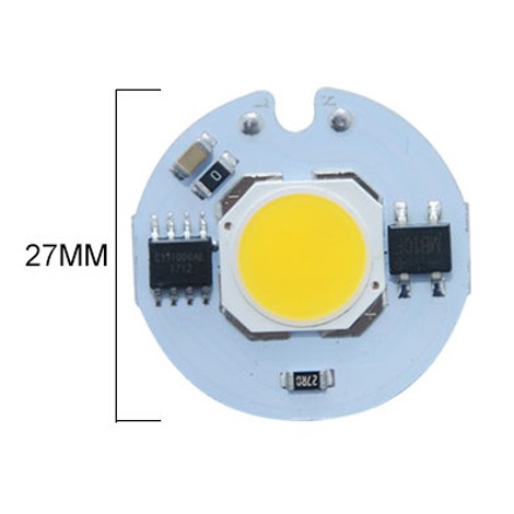 Chip Lampu SMD COB LED Epistar 220V 7W 6000~6500K - OMLL6YWH White