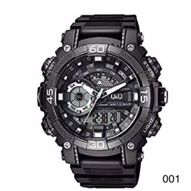 Jam Tangan Digital Pria Q&amp;Q QnQ QQ GW87 gw87 gw 87j GW87J Original Water Resist