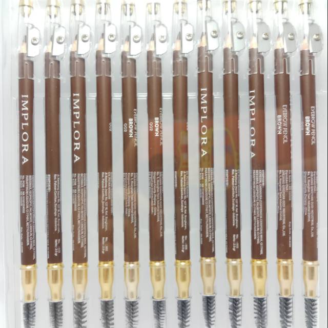 [isi 12] PENSIL ALIS IMPLORA COKAT /BROWN ORIGINAL BPOM