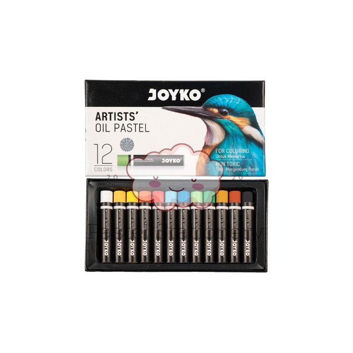 

Crayon Artists Oil Pastel Krayon Minyak Joyko OP-12ART 12 Warna Colors