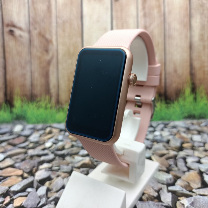 NORTH EDGE H5 Jam Tangan Wanita Smart Watch Suhu Tubuh Denyut Jantung - Merah Muda